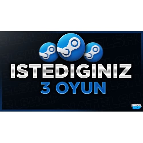  İSTEDİĞİNİZ 3 ADET OYUN + GARANTİ + DESTEK